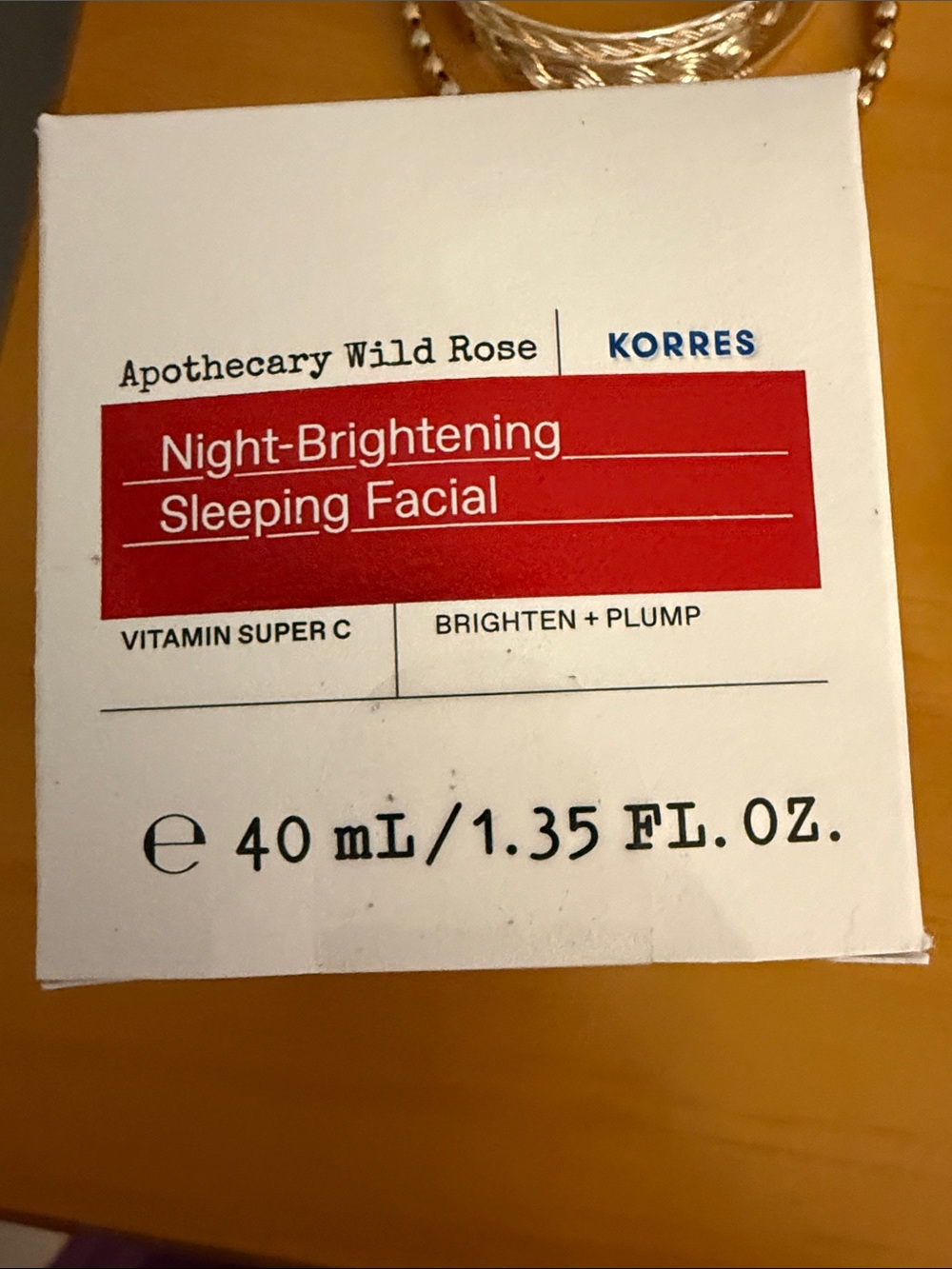 Korres Night-Brightening Sleeping Facial - White & Red